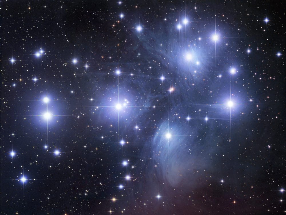 Add the Pleiades to your astronomical calendar for January 2021 and enjoy the mythical star cluster around the 15th. Credit: Robert Gendler