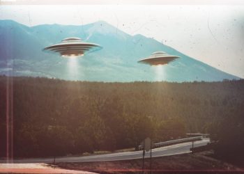 See the entire collection of declassified CIA UFO files in the link provided below. Credit: Shutterstock