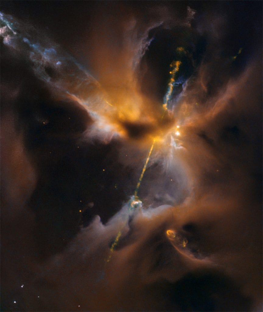 The famous celestial lightsable located at an active region in the Milky Way known as the Orion B molecular cloud complex. Credit: NASA and ESA; Acknowledgment: NASA, ESA, the Hubble Heritage (STScI/AURA)