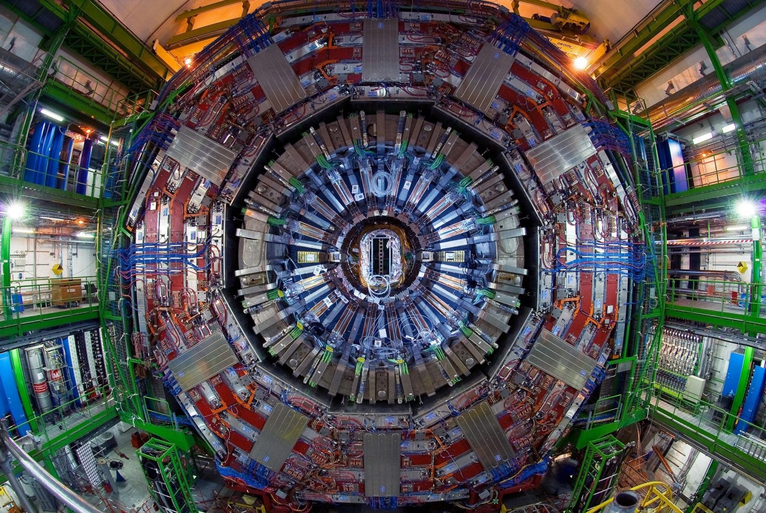 This is the "Compact Muon Solenoid" (CMS) detector which is part of the Large Hadron Collider. Credit: CERN