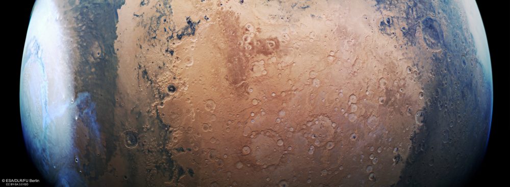 Three missions will reach Mars in February 2021. Credit: ESA/DLR/FU Berlin (G. Neukum), CC BY-SA 3.0 IGO