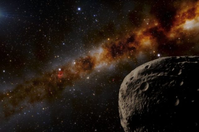 Artist's take on how "Farfarout" might look like at the furthest distance in the Solar System. Credit: NOIRLab/NSF/AURA/J. da Silva