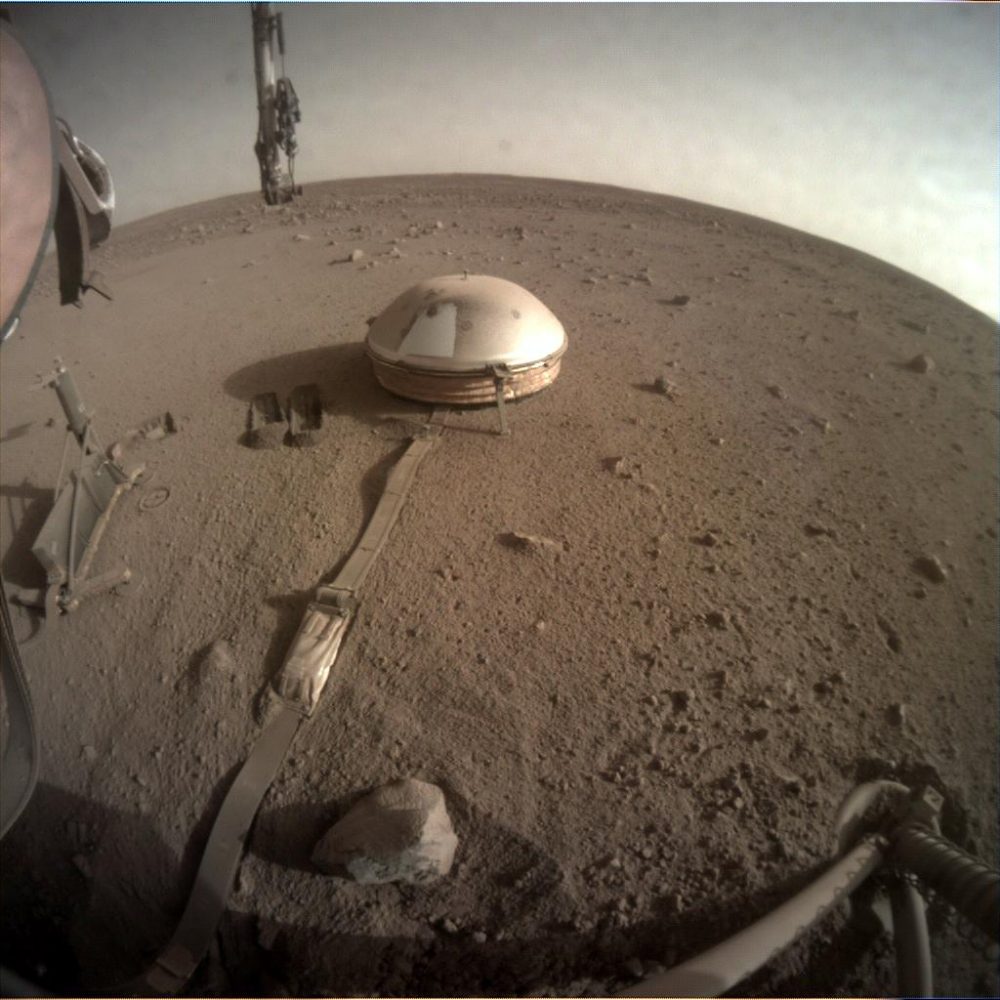 A photo of the surface of Mars taken by InSight on March 17. Photo credit: NASA / JPL-Caltech