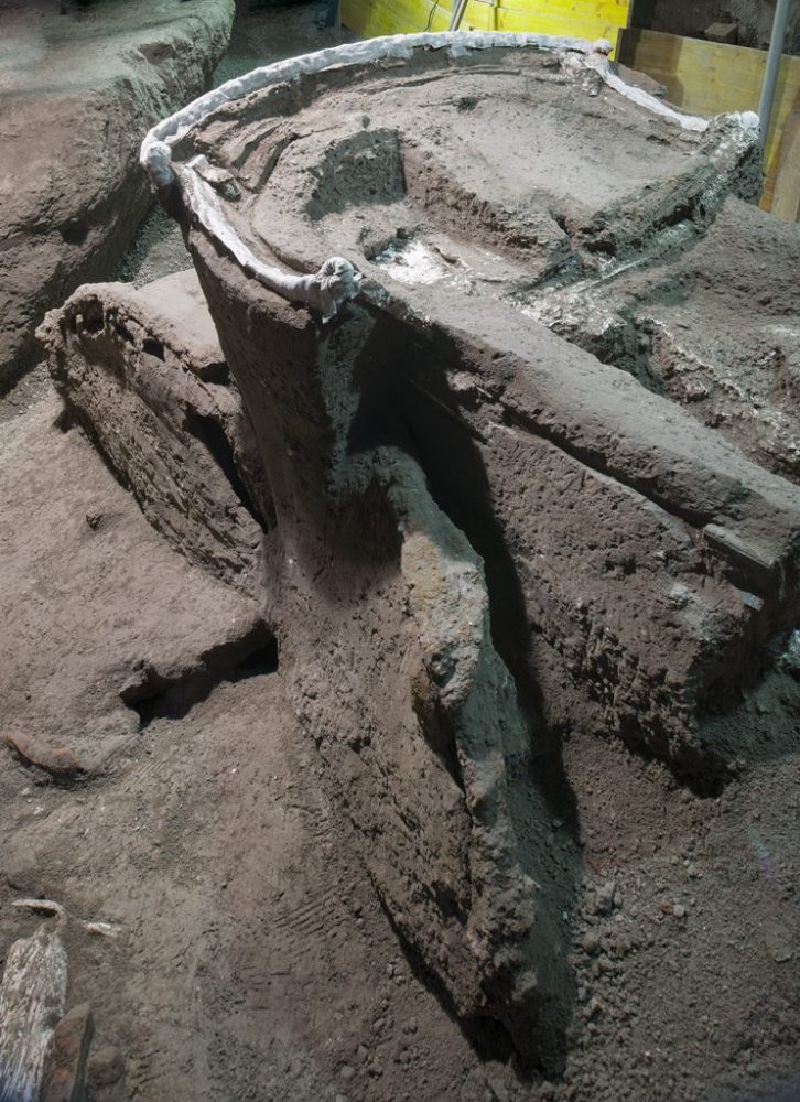 An image of the left side from above. Credit: Luigi Spina / Parco Archeologico di Pompei