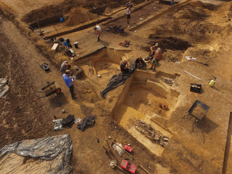 Archaeologists have been excavating the complex for about three years but there is much more work to be done. Credit: J. Bulas and M. Przybyla