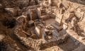 Why the origins of civilization might lie in a forgotten Turkish hill. High-quality shot of the beautiful megalithic circle at the center of Gobekli Tepe, filled with pillars. Credit: Shutterstock