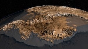 The sub-ice geology of Antarctica has not yet been fully studied. This latest study could help change this in the future. Credit: NASA