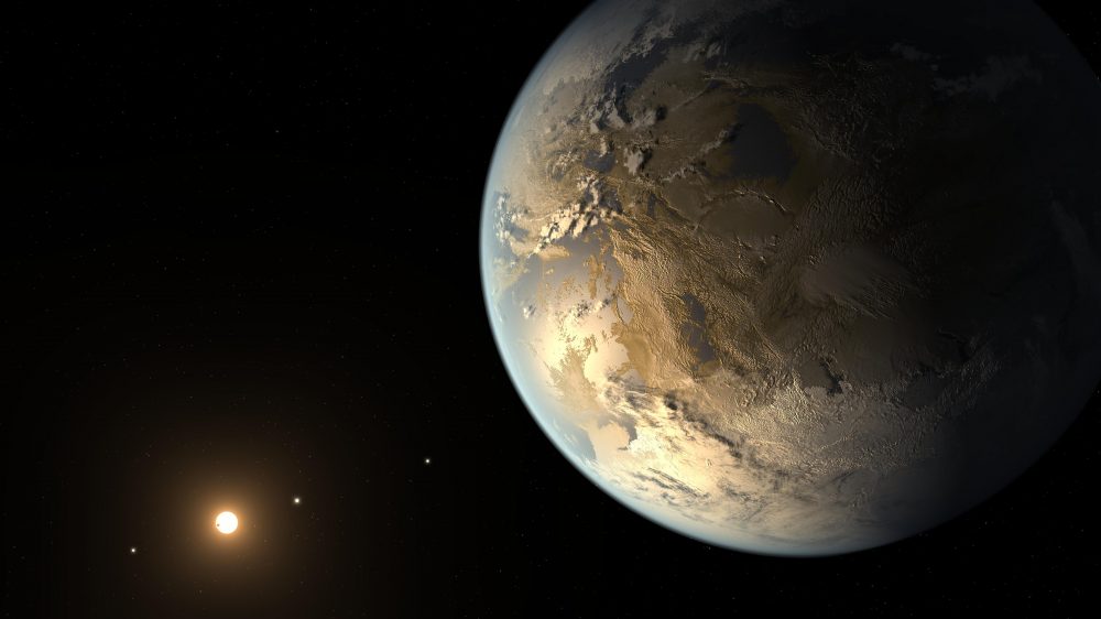 Kepler-186f - the first exoplanet discovered within the habitable zone. Exoplanets like this one could potentially help scientists discover dark matter. Credit: NASA Ames / SETI Institute / JPL-Caltech