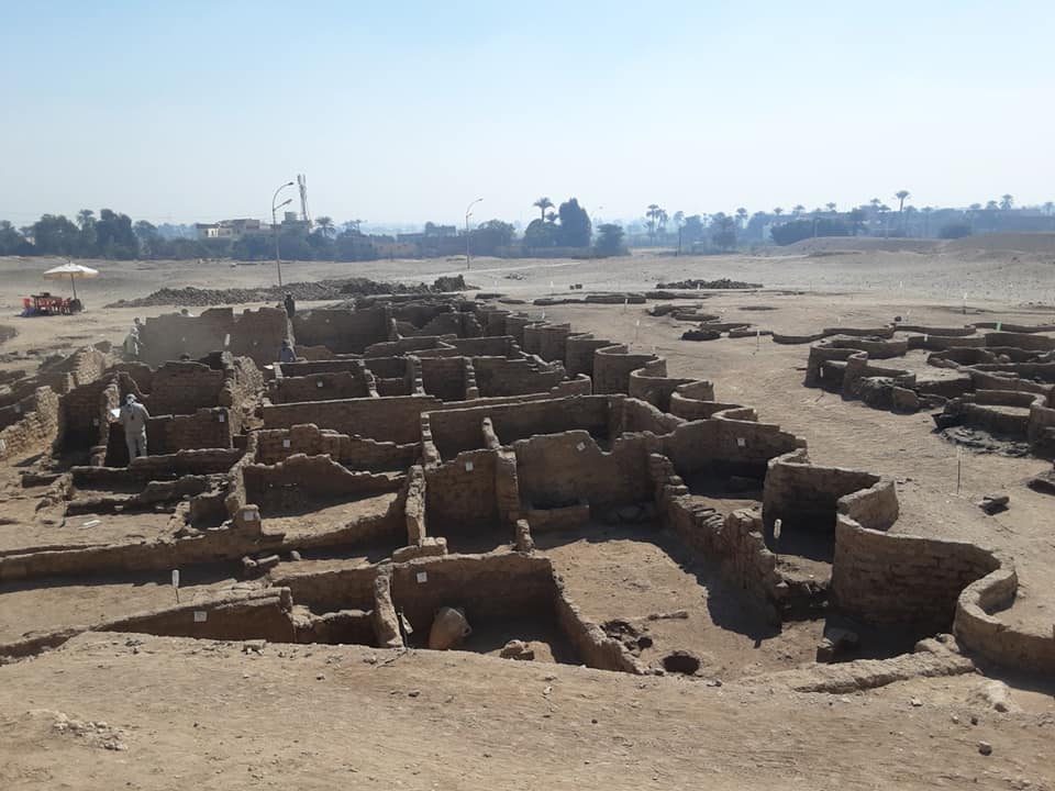 Large parts of the enormous ancient Egyptian city have already been unearthed. Credit: Dr. Zahi Hawass
