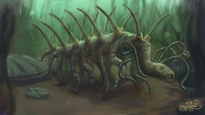 Hallucigenia reconstruction