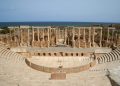 The massive theatre of Leptis Magna. Credit: Wikimedia Commons