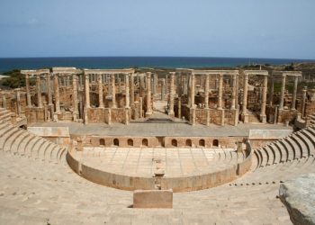 The massive theatre of Leptis Magna. Credit: Wikimedia Commons
