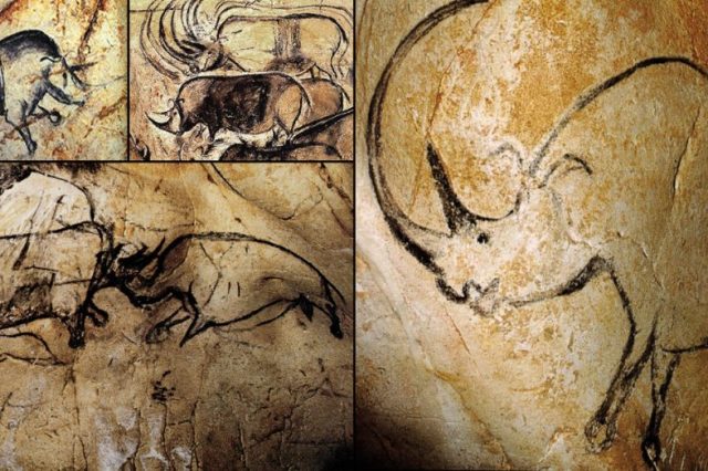 Cave paintings from the Chauvet Cave in France. Did prehistoric painters paint at such depths because the lack of oxygen made them hallucinate? Credit: Bradshaw Foundation
