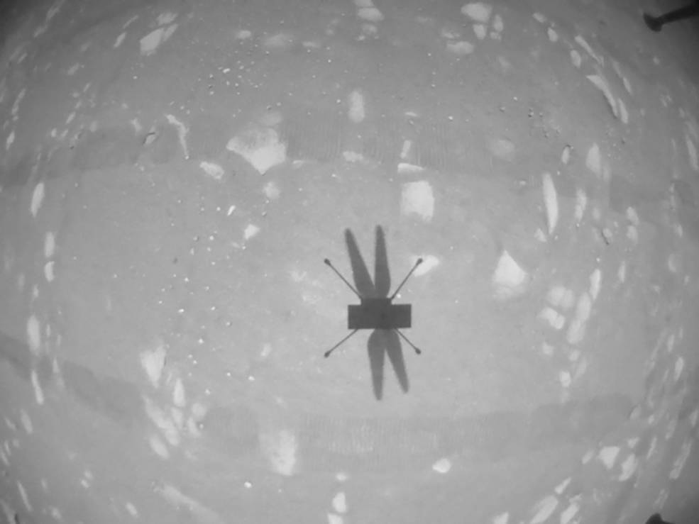 Photo taken by the Navigation Camera during today's flight. Photo credit: NASA / JPL-Caltech