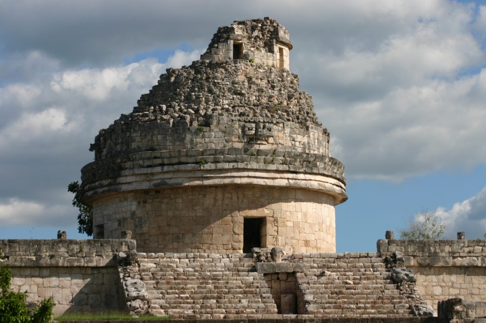An image of the observational tower of El Caracol at Chichen Itza. Image Credit: Jumpstory.