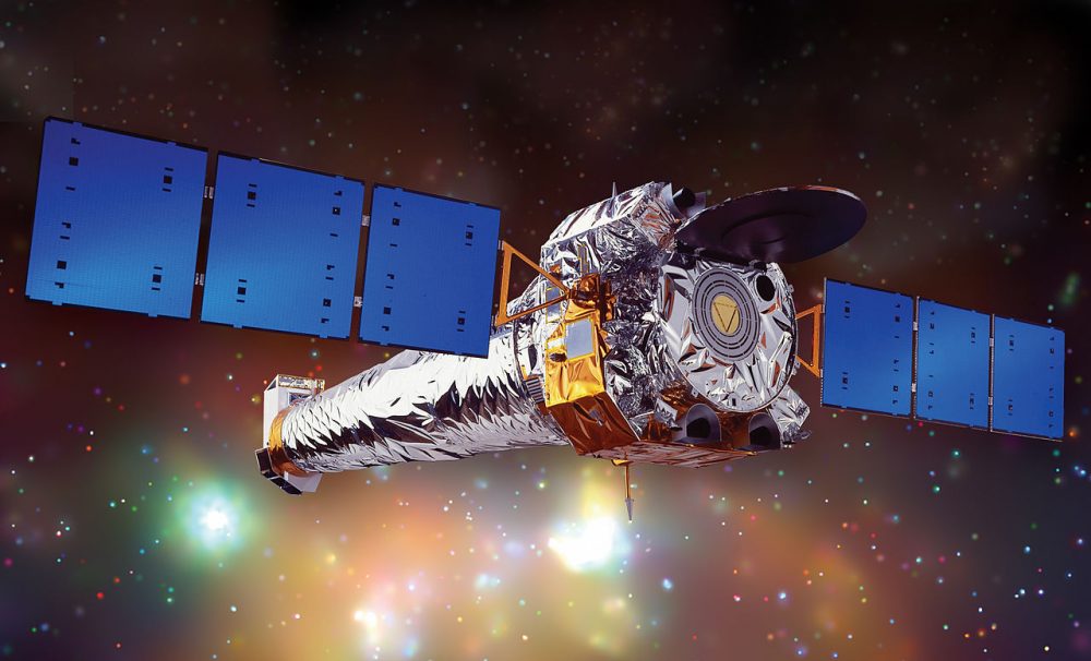 Artist's impression of the Chandra X-ray Observatory. Credit: NASA / CXC / NGST