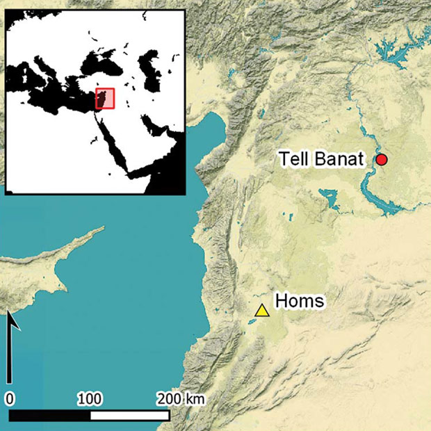 Location of the oldest war memorial in the world. Credit: Porter et al. / Antiquity, 2021