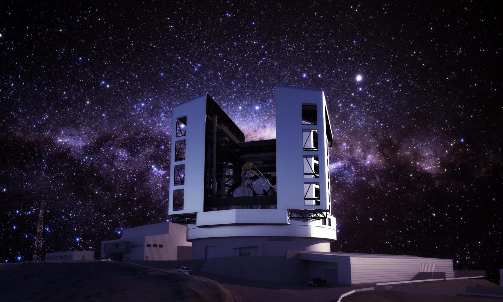 Artist's impression of the Giant Magellan Telescope when complete. Credit: Giant Magellan Telescope – GMTO Corporation