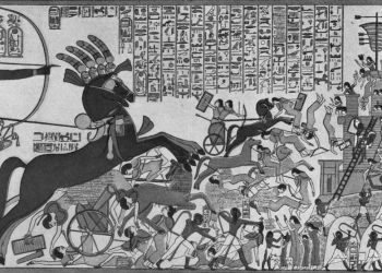 A depiction of Ramesses II's victory over the Cheta people and the Siege of Dapur. Image Credit: Wikimedia Commons.