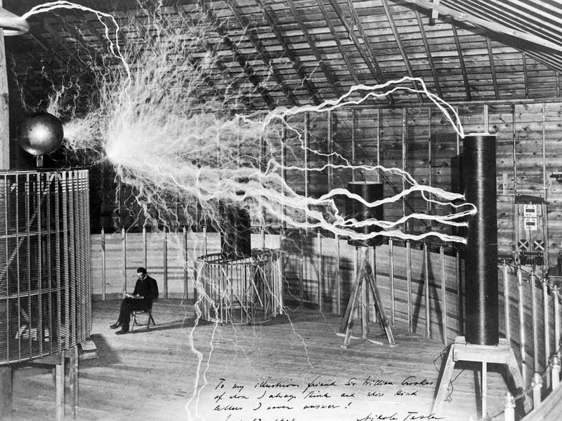 Nikola Tesla working in his Colorado Springs Laboratory. The genuis' inventions like the Tesla valve are still not completely understood more than 100 years later. Credit: Dickenson V. Alley, Wellcome Collection, CC BY
