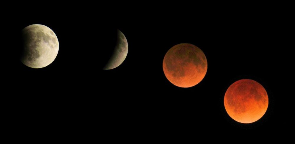 During the May 26 full moon, we will see a total lunar eclipse and a super blood moon. Credit: Jumpstory