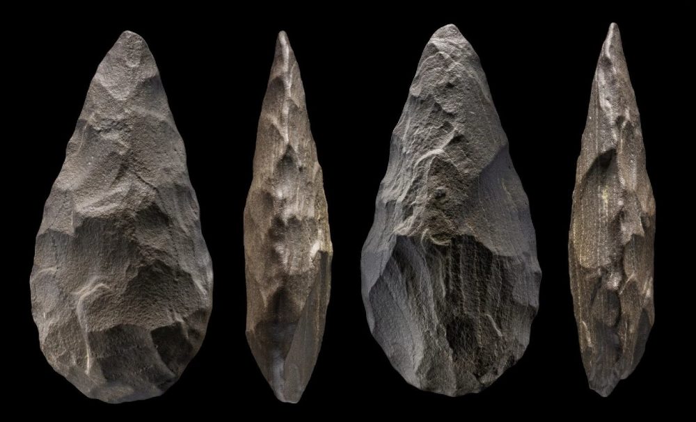 Some of the Acheulean tools dated to 350,000-250,000 years old. Credit: Ian Cartwright / Nature Scientific Report, 2021