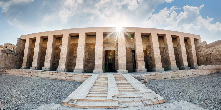 The Temple of Seti I in Abydos. Credit: HappyEgypt