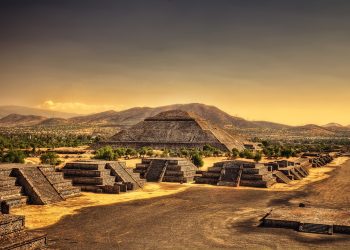 Teotihuacan with its many pyramids. Are there any similarities between step pyramids around the world? Credit: Shutterstock