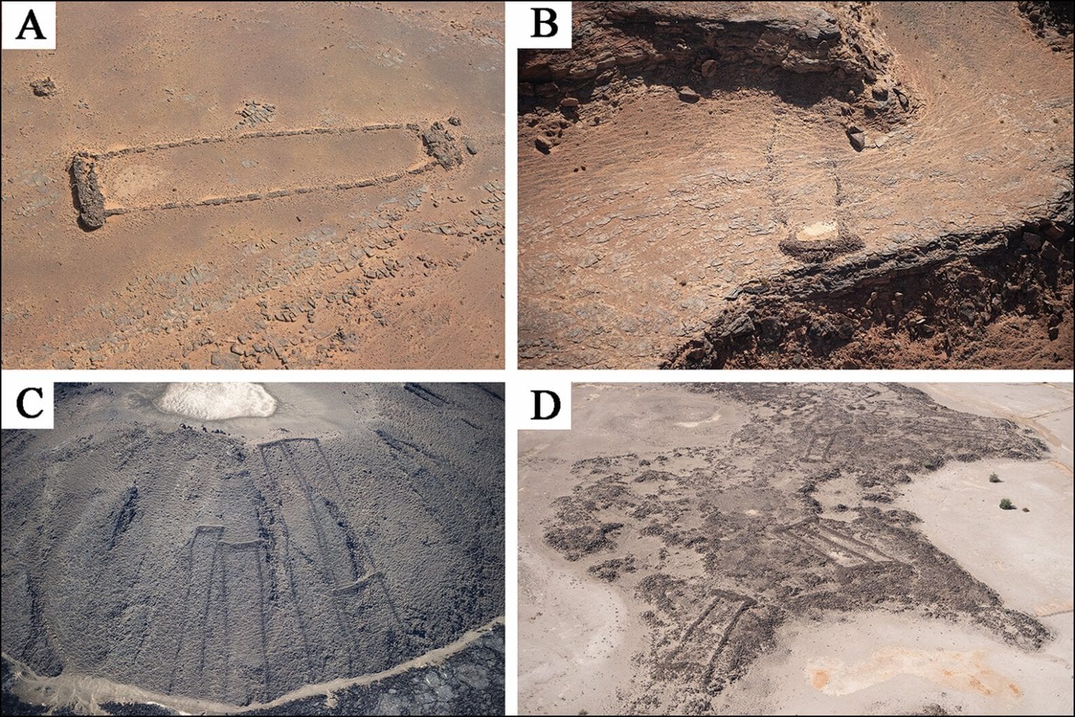 The Arabian cult did not build mustatils according to specific geographical positionings. All are different and are solely oriented according to local topography. Credit: AAKSAU and Royal Commission for AlUla