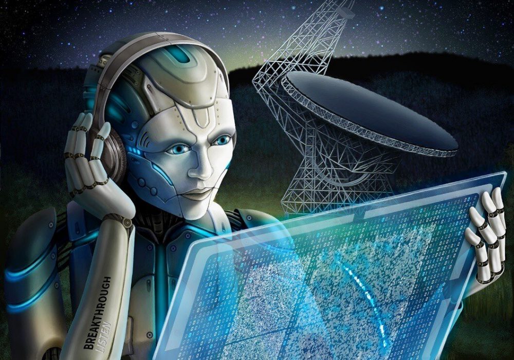 What if aliens are not even alive but something beyond, like artificial intelligence, for example? Credit: Breakthrough Listen