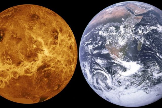Scientists presented new study results that suggest there is not enough water in the upper atmosphere of Venus to support life. Credit: NASA