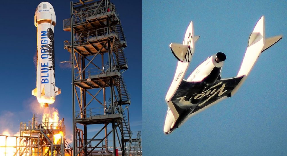 Virgin Galactic and Blue Origin sent the first two billionaires to space.