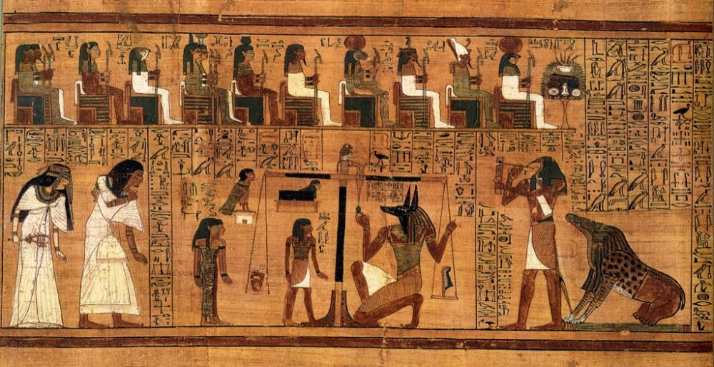 Fragment from the Book of the Dead. Credit: Wikimedia Commons