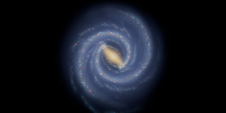 The current understanding of the large-scale structure of the Milky Way. Credit: NASA/JPL-Caltech