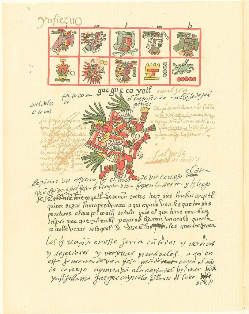 One of the pages of Codex Telleriano-Remensis. Credit: Wikimedia Commons