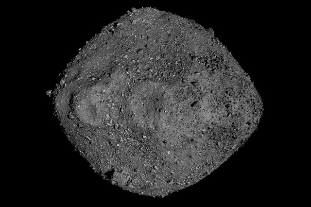 Mosaic of asteroid Bennu created from several observations made by NASA's OSIRIS-REx probe. Credit: NASA/Goddard/University of Arizona