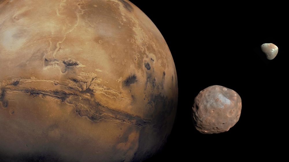 Astronomers have proposed that we should search for life on Phobos instead of on Mars. Credit: NASA/JPL-CALTECH/UNIVERSITY OF ARIZONA