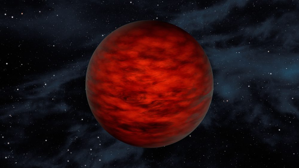 Astronomers have discovered five massive brown dwarfs that are close to the limit before becoming stars. Credit: NASA/JPL-Caltech