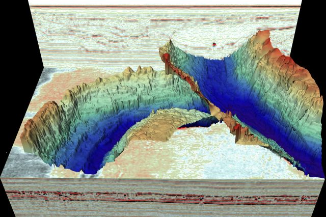 Scientists discovered unbelievably large Ice Age landscapes beneath the North Sea. Credit: British Antarctic Survey