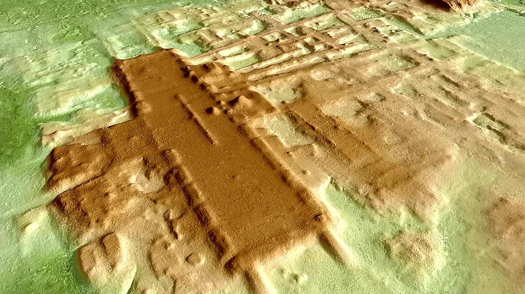 LIDAR technology was used to find 478 Mesoamerican monuments in Mexico. On the image - the Aguada Fenix complex. Credit: ALFONSOBOUCHOT/WIKIMEDIA COMMONS (CC BY-SA)