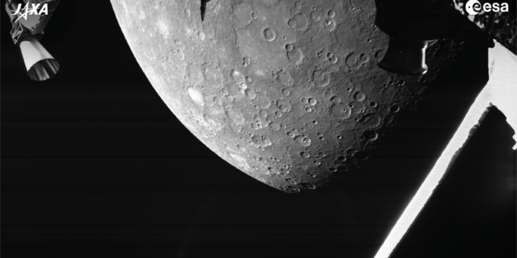 Scientists have released a video with BepiColombo's audio recording of the Sounds of Mercury. Credit: ESA