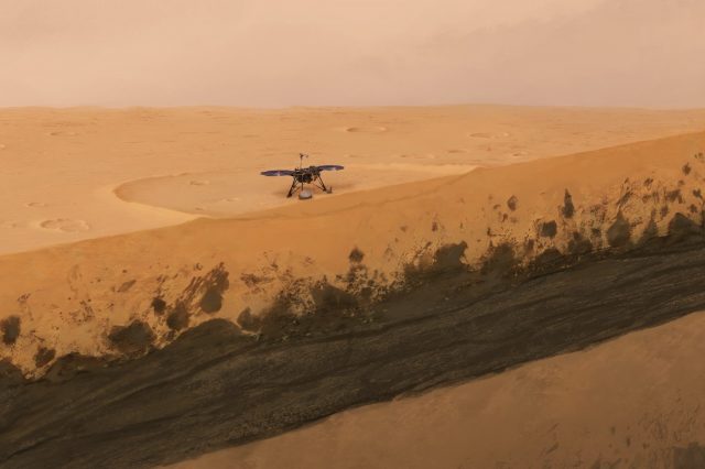 Researchers have composed a map of the subsurface layers of Mars based on data from InSight. Credit: ETH Zurich / Géraldine Zenhäusern