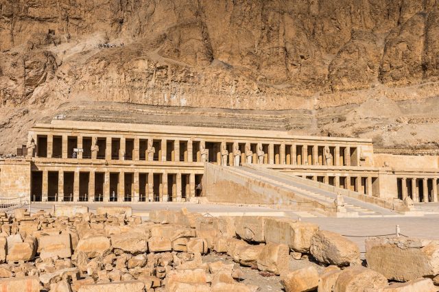 The Temple of Hatshepsut where scientists researched bas-reliefs from the largest section - the the Chapel of Hatshepsut. Credit: DepositPhotos