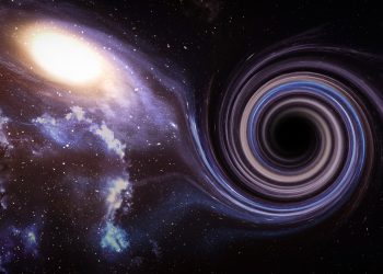 Astronomers believe that supermassive black holes formed as soon as the first seconds after the Big Bang. Credit: NASA and M. Weiss (Chandra X-ray Center)