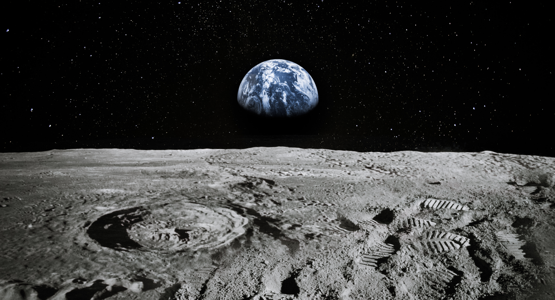 Scientists analyzed the origin of the asteroid impacts on the Moon that formed 3.9 billion years ago. Credit: SETI