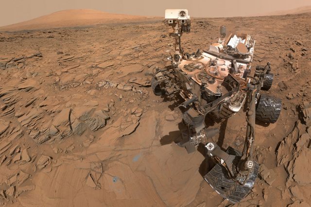 NASA's Curiosity rover detected a variety of organic molecules on Mars. Credit: NASA/JPL-Caltech