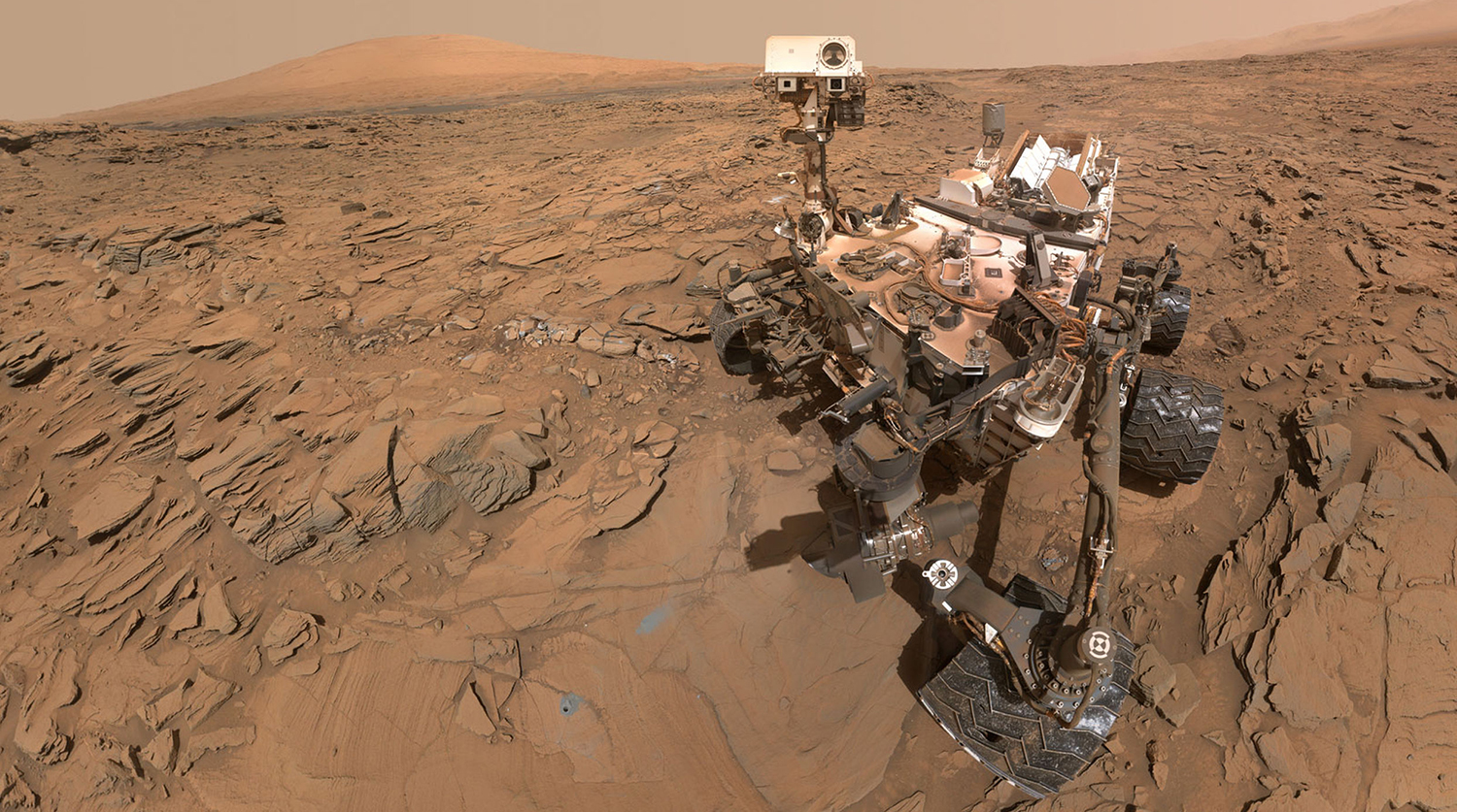 NASA's Curiosity rover detected a variety of organic molecules on Mars. Credit: NASA/JPL-Caltech