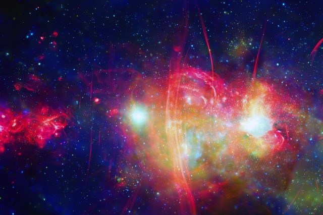 Scientists believe that there could be a mysterious barrier in the center of the Milky Way. Credit: NASA