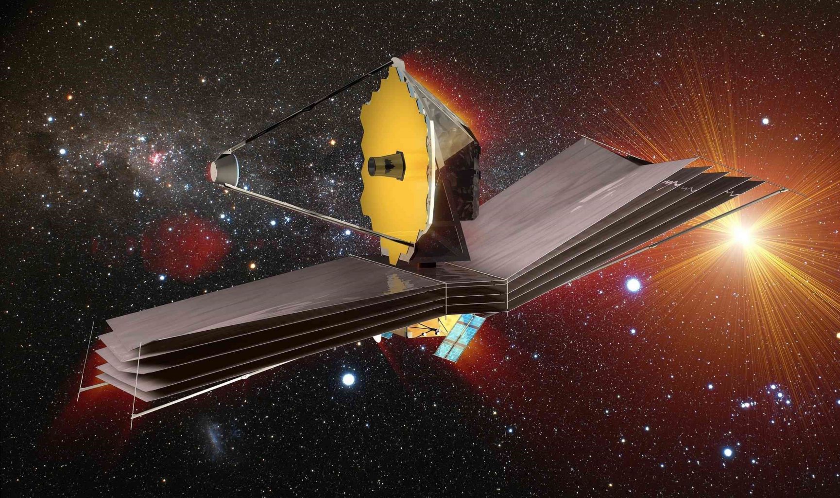 James Webb is now on its way to the second Lagrange point where it will begin the most advanced observations in history. Credit: NASA