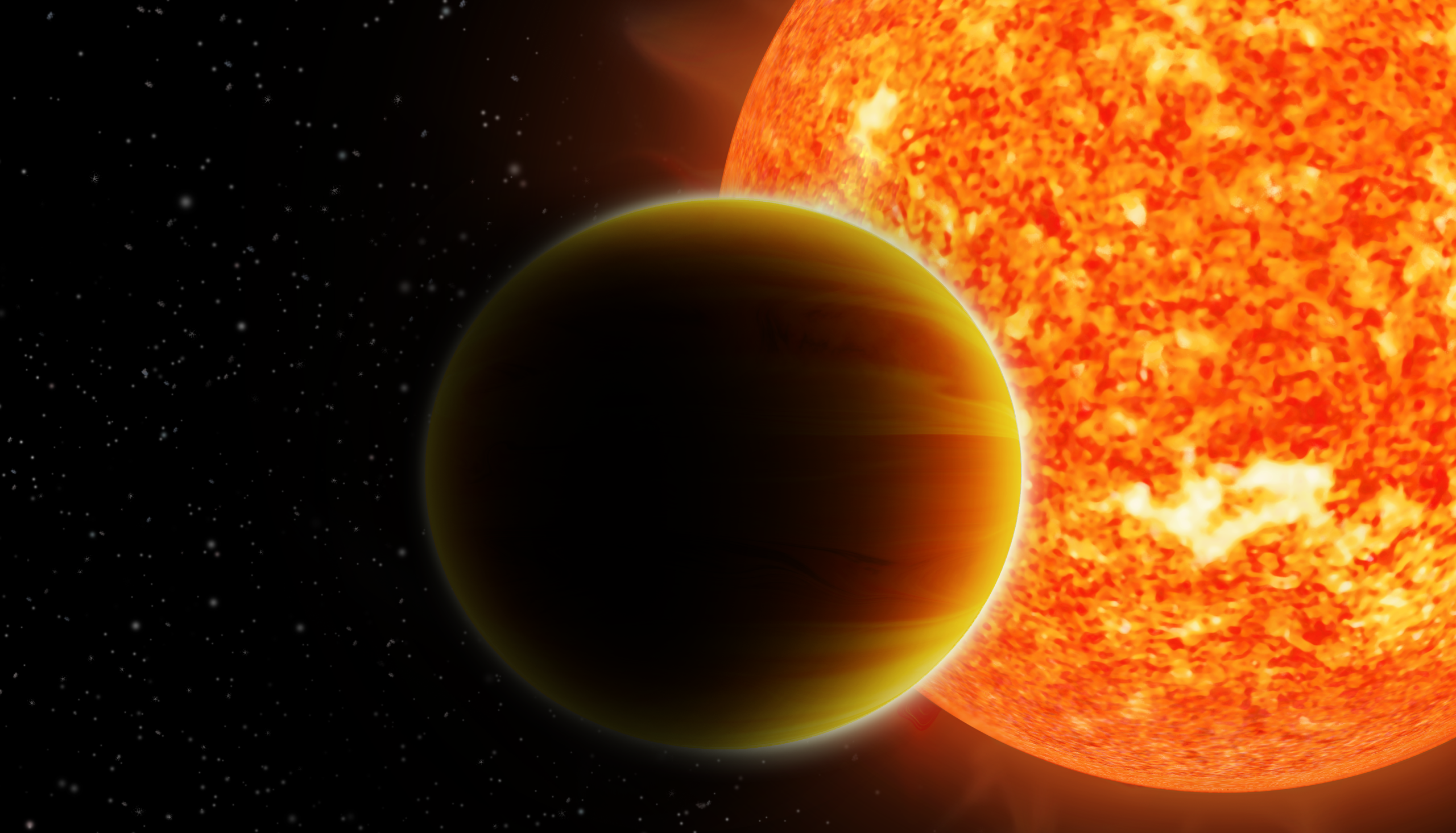 Astronomers have discovered a ultra hot Jupiter with extreme conditions. Credit: Haven Giguere, Nikku Madhusudhan